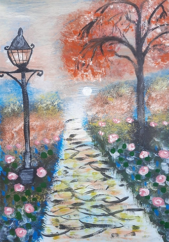 Pathway of Roses